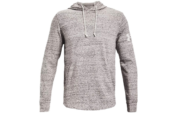 Under Armour UA Rival Terry Logo Print Training Hoodie Men’s - Agate White 1361554-112