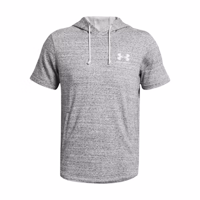 Under Armour UA Rival Terry Loose Fit Hoodie Short Sleeve Grey 1370396-011