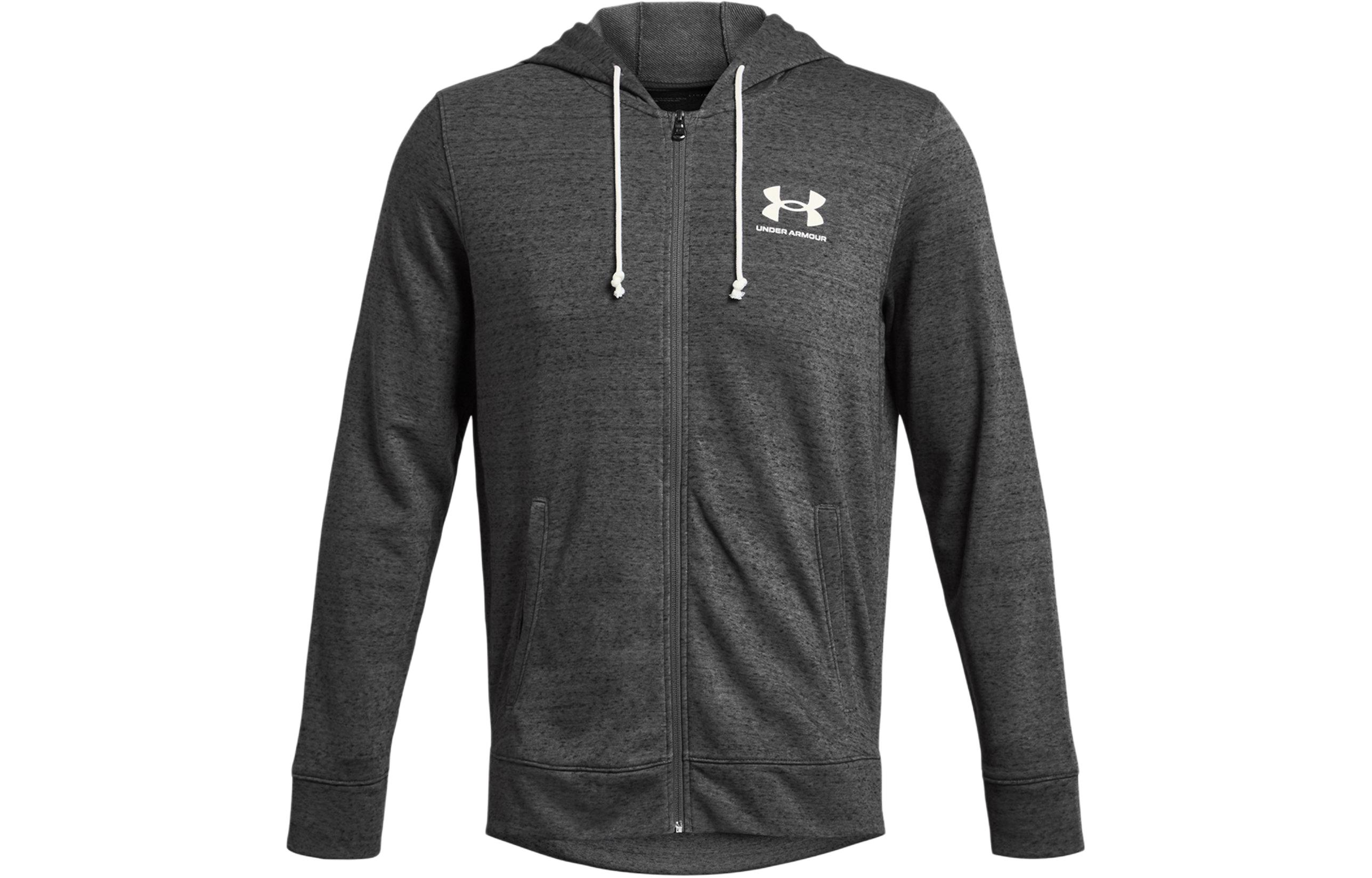 Under Armour UA Rival Terry Loose Hoodie Zip-Up - Dark Gray 1370409-025