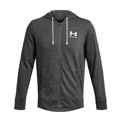 Under Armour UA Rival Terry Loose Hoodie Zip-Up - Dark Gray 1370409-025