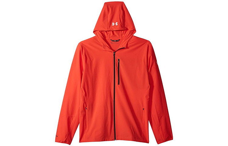 Under Armour UA Running Waterproof Quick-Dry Hooded Jacket Orange 1318013-890