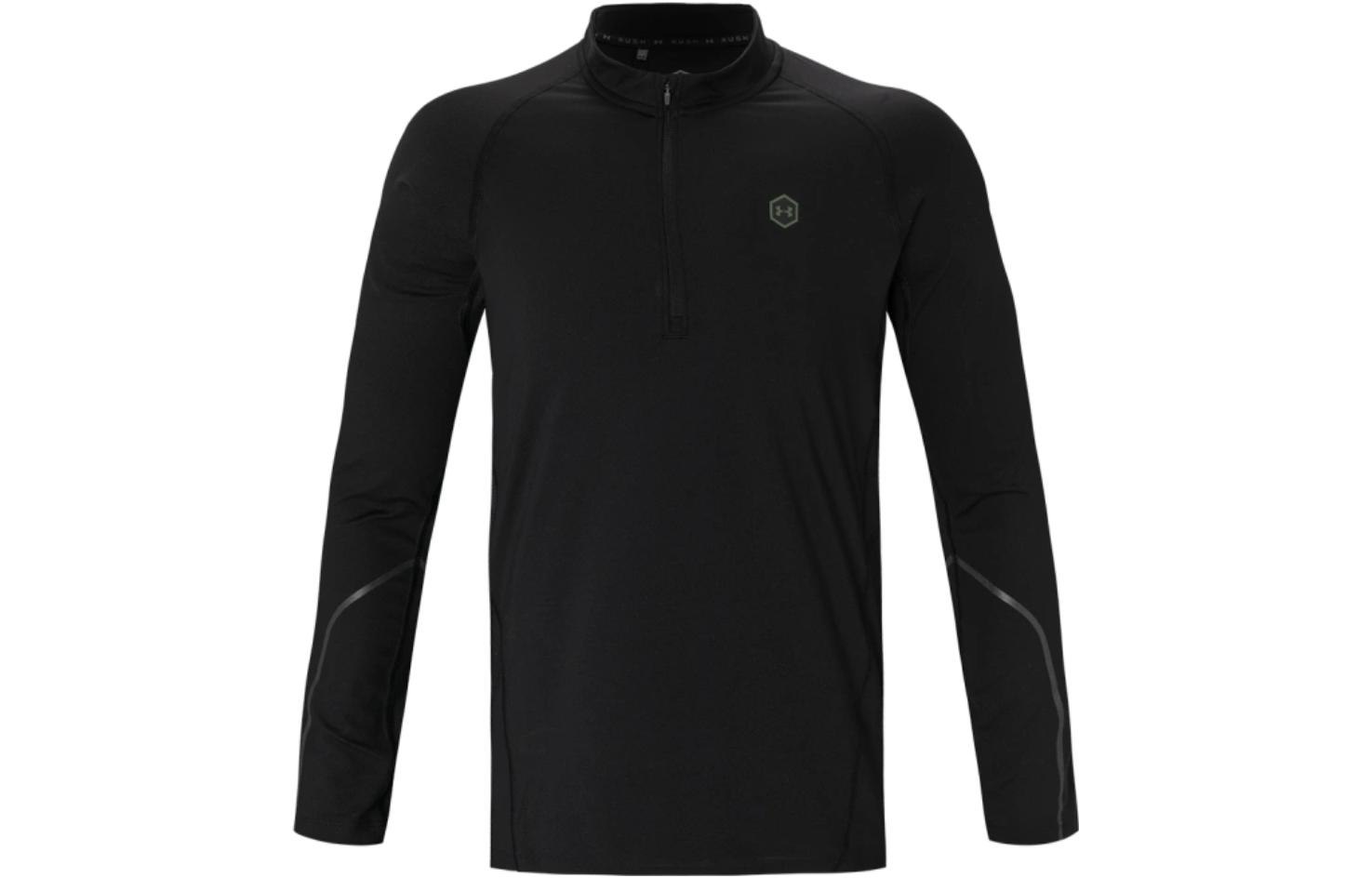 Under Armour UA RUSH Series Black Long Sleeve Training & Running Shirt 1342973-001