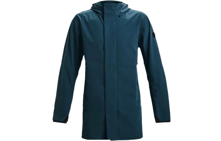 Under Armour UA RUSH Series Shell Training Jacket Blue Long Sleeve Workout Outerwear 1364904-413