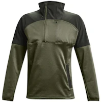 Under Armour UA RUSH Swacket Half-Zip Colorblock Casual Jacket Olive Green 1366122-390 Under Armour UA RUSH Swacket Half-Zip Colorblock Casual Jacket Olive Green 1366122-390
