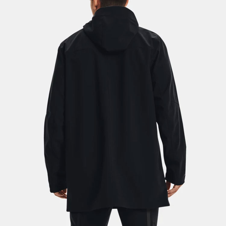 Details for 언더아머 UA 러쉬 트레이닝 블랙 긴팔 자켓 피트니스 아우터웨어 1364904-001