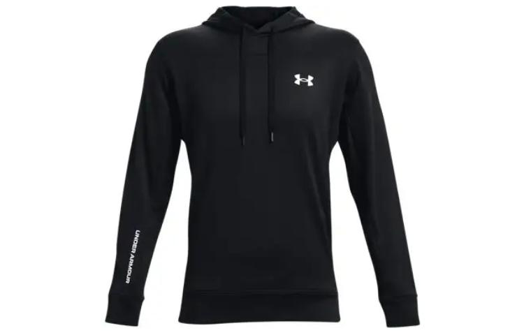 Under Armour UA Solid Color Drawstring Pullover Hoodie Black 1366259-001