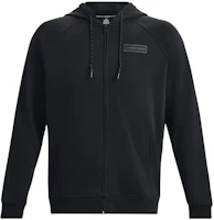Under Armour UA Solid Color Full-Zip Hoodie Jacket Black 1382112-001 Under Armour UA Solid Color Full-Zip Hoodie Jacket Black 1382112-001