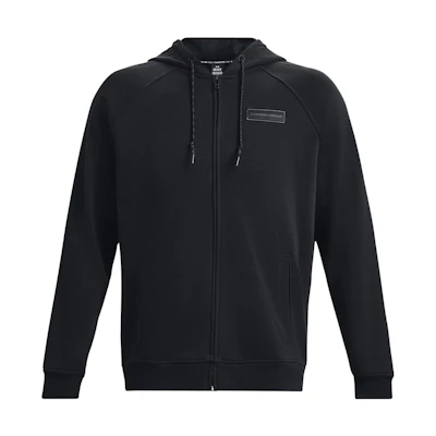 Under Armour UA Solid Color Full-Zip Hoodie Jacket Black 1382112-001