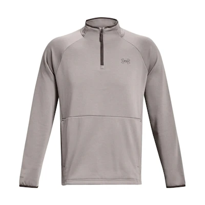 Under Armour UA Solid Color Pullover Sweatshirt Khaki Brown 1379915-294