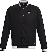 Under Armour UA Solid Color Single-Breasted Long Sleeve Jacket Men Black 1377437-001 Under Armour UA Solid Color Single-Breasted Long Sleeve Jacket Men Black 1377437-001