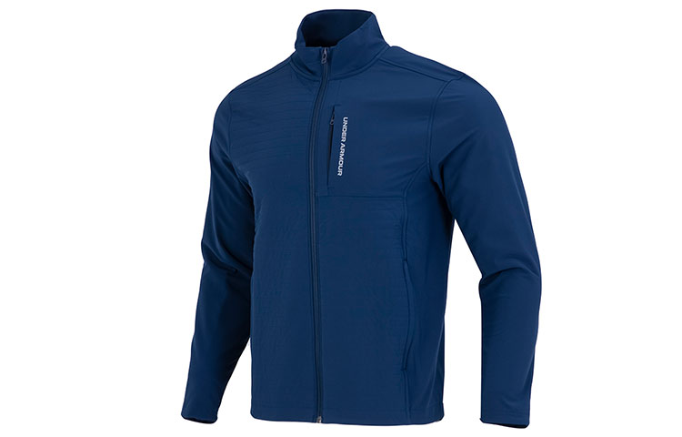 Under Armour UA Solid Color Sports Casual Jacket for Men - Blue 1373407-408