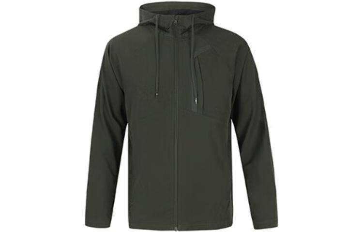Under Armour UA Solid Color Zip-Up Hoodie Jacket Green 1376967-310