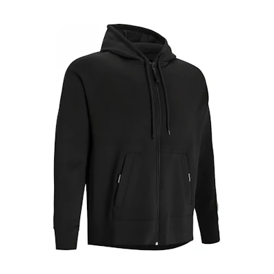 Under Armour UA Solid Logo Minimalist Full-Zip Hoodie Jacket Long-Sleeve - Black 1379051-001