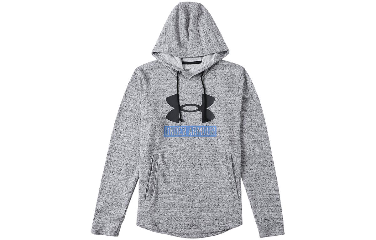 Under Armour UA Solid Logo Pullover Hoodie Grey 1370390-112