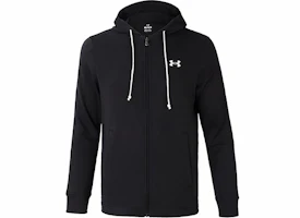 Under Armour UA Solid Logo Zip-Up Hoodie Jacket Long Sleeve Men’s Black 1376769-001 Under Armour UA Solid Logo Zip-Up Hoodie Jacket Long Sleeve Men’s Black 1376769-001