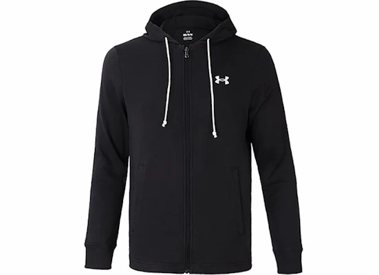 Under Armour UA Logo Zip-Up Hoodie Lengan Panjang Lelaki Hitam 1376769-001 Buy Under Armour UA Logo Zip-Up Hoodie Lengan Panjang Lelaki Hitam 1376769-001