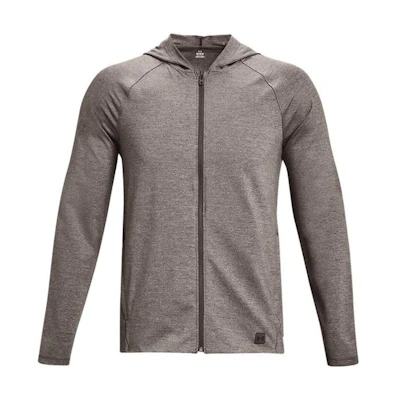 Under Armour UA Solid Raglan Sleeve Casual Hoodie Jacket Brown 1374495-176