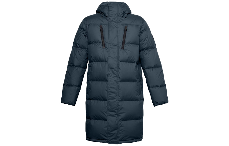 Under Armour UA Sportstyle Graphic Mid-Length Down Jacket Blue Winter Coat 1355855-467