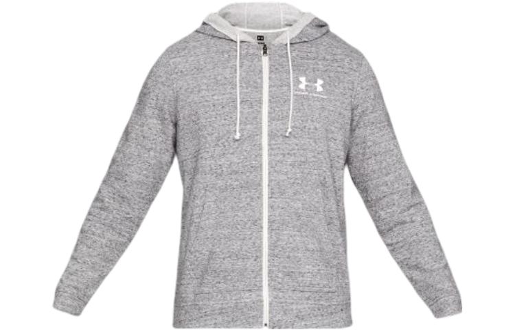 Under Armour UA Sportstyle Logo Hoodie Jacket Gray 1345776-112