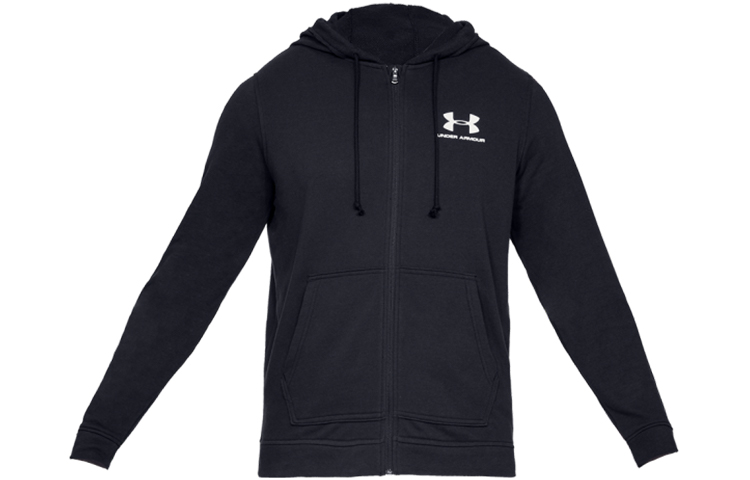 Under Armour UA Sportstyle Logo Loose-Fit Hoodie Jacket Black 1345776-001