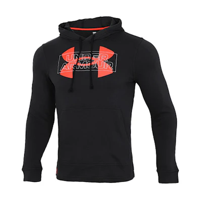 Under Armour UA Sportstyle Terry Pullover Hoodie Black Training Sweatshirt 1360734-001