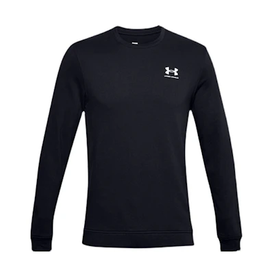 Under Armour UA Sportstyle Terry Training Crewneck Pullover Sweatshirt Men’s Black 1360735-001
