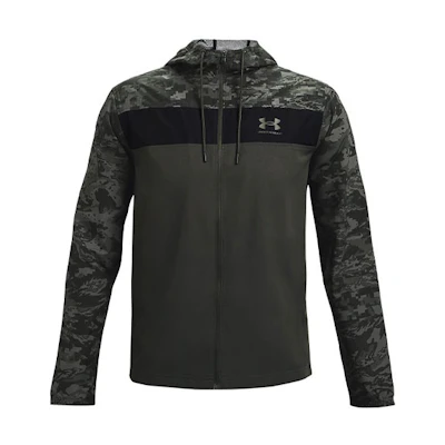 Under Armour UA Sportstyle Training Logo Windbreaker Jacket - Baroque Green 1361622-310