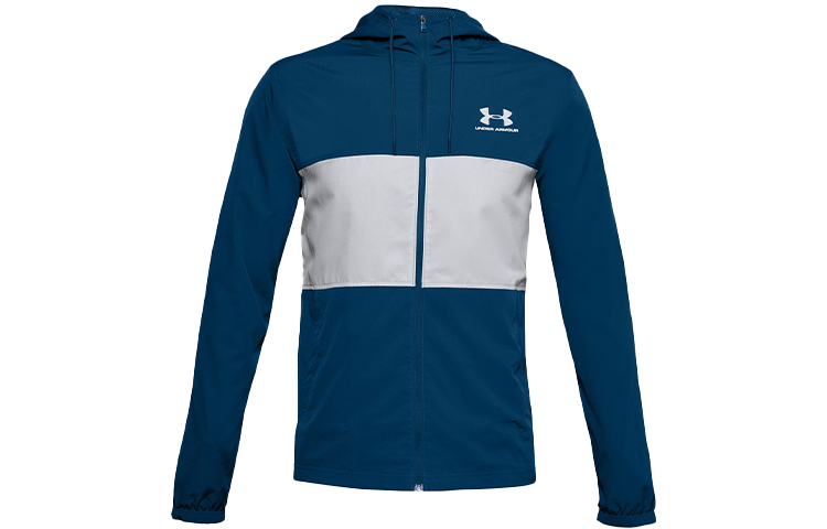 Under Armour UA Sportstyle Wind Colorblock Training Jacket - Graphite Blue 1329297-581
