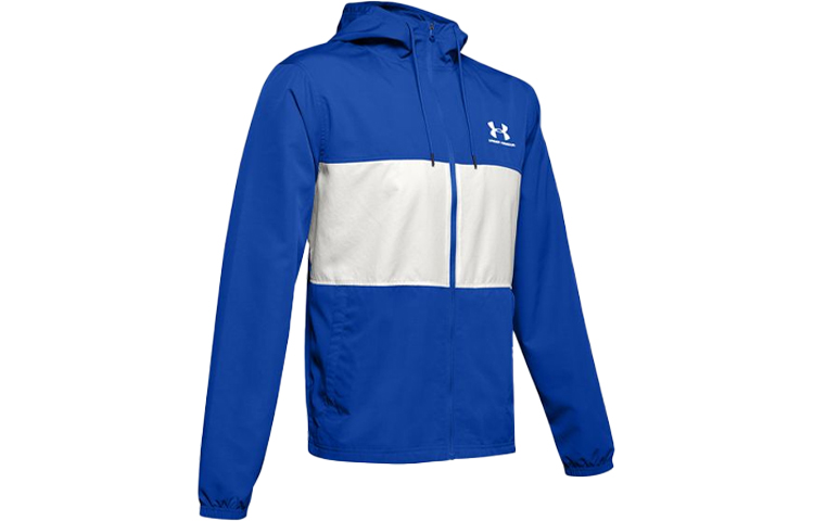 Under Armour UA Sportstyle Wind Full-Zip Hoodie Jacket Men Varsity Blue 1329297-486