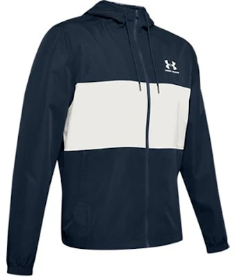 Under Armour UA 運動風防風連帽寬鬆拉鍊外套 學院藍 1329297-408 Buy Under Armour UA 運動風防風連帽寬鬆拉鍊外套 學院藍 1329297-408