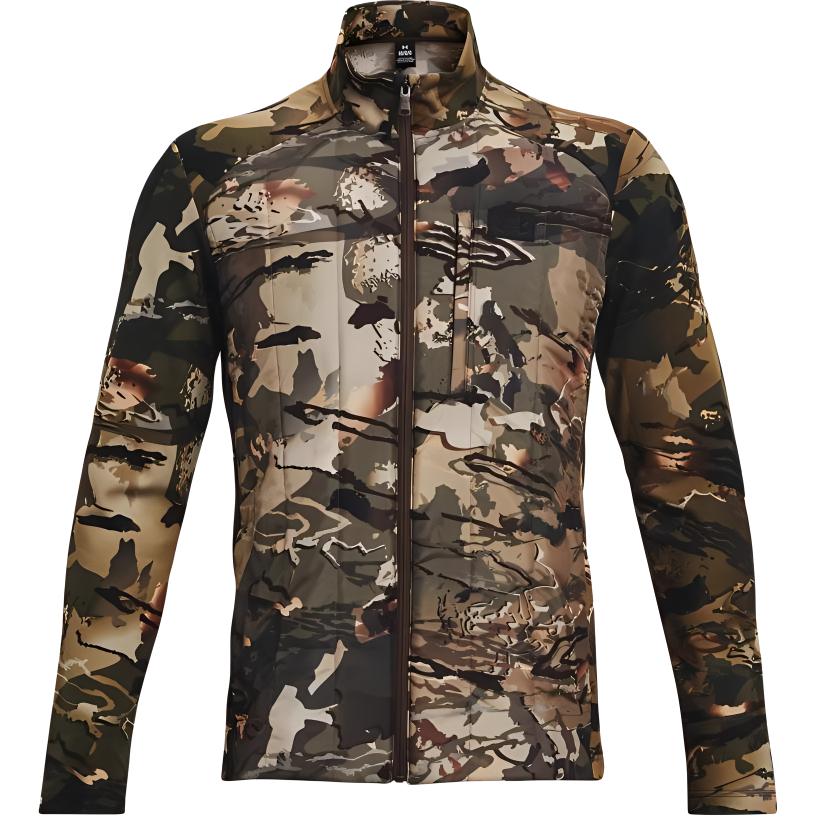Under Armour UA Sprint Camo Print Olive Green Long-Sleeve Jacket 1372597-994