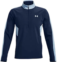 Under Armour UA SS22 Storm WindStrike Colorblock Half-Zip Pullover Blue Back-to-School Mens 1370156-409 Under Armour UA SS22 Storm WindStrike Colorblock Half-Zip Pullover Blue Back-to-School Mens 1370156-409