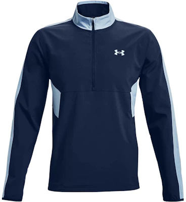 Under Armour UA SS22 Storm WindStrike 拼色半拉鍊防風上衣 男款 藍色 回校款 1370156-409 Buy Under Armour UA SS22 Storm WindStrike 拼色半拉鍊防風上衣 男款 藍色 回校款 1370156-409