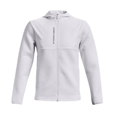Under Armour UA Storm Daytona Full-Zip Golf Hoodie Jacket White - Athletic Fit 1366279-100