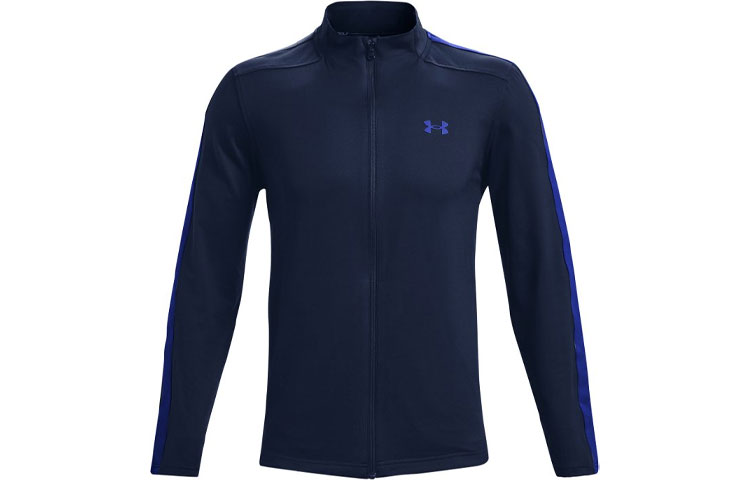 Under Armour UA Storm Midlayer Golf Jacket Navy - Logo Front, Performance Quarter-Zip 1369667-408