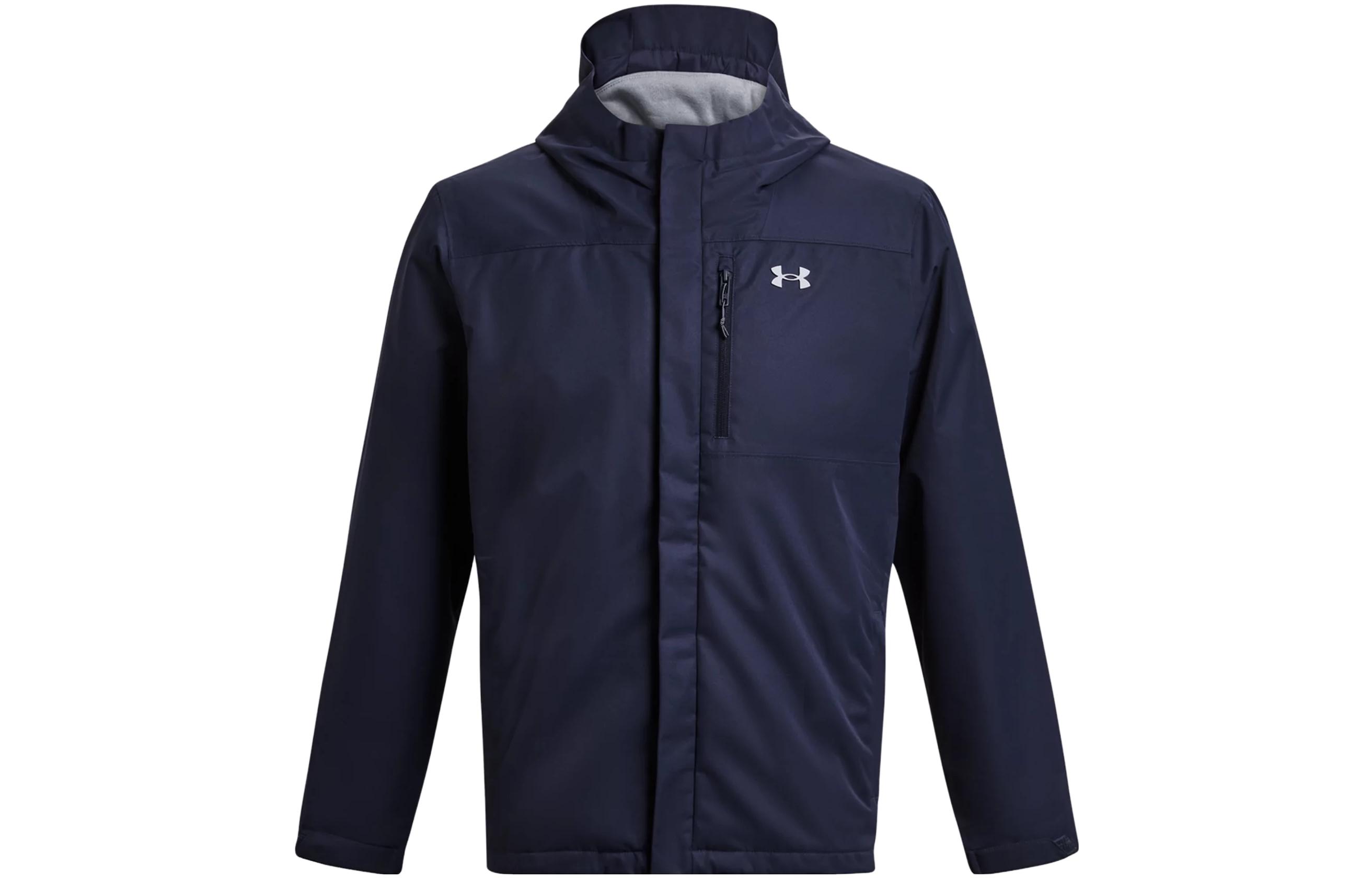 Under Armour UA Storm Porter 3-In-1 2 0 Navy Logo Hooded Jacket for Men 1371585-410