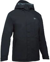 Under Armour UA Storm Powerline Insulated Loose Fit Logo Hoodie Jacket Mens Black 1280813-001 Under Armour UA Storm Powerline Insulated Loose Fit Logo Hoodie Jacket Mens Black 1280813-001