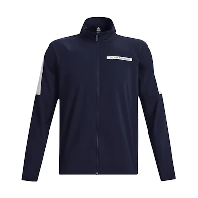 Under Armour UA Storm Windstrike Full-Zip Logo Print Jacket Blue - 1377383-410