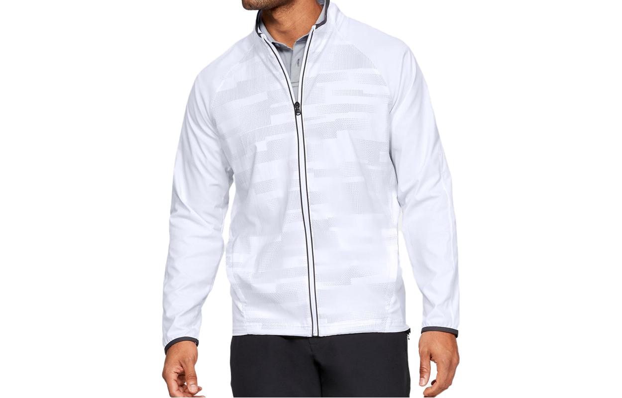 Under Armour UA Storm Windstrike Golf Regular Fit Zip Jacket Men’s White 1327013-100