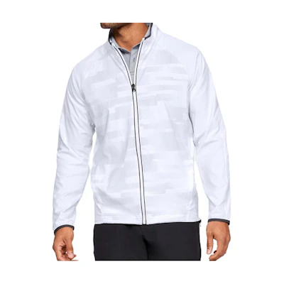 Under Armour UA Storm Windstrike Golf Regular Fit Zip Jacket Men’s White 1327013-100