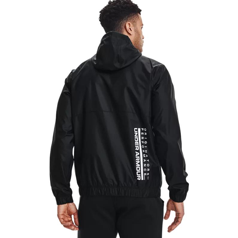 Purchase Under Armour UA Summit 黑色防風連帽運動外套 戶外休閒款 1363652-001