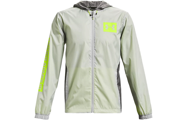 Under Armour UA SUMMIT Colorblock Logo Hooded Jacket Men’s - Halo Gray 1366224-014