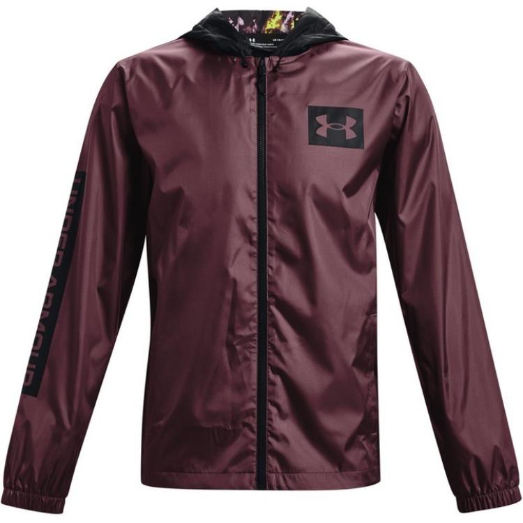 Under Armour UA Summit Colorblock Logo Hoodie Jacket Purple - Protective Outerwear 1366224-554