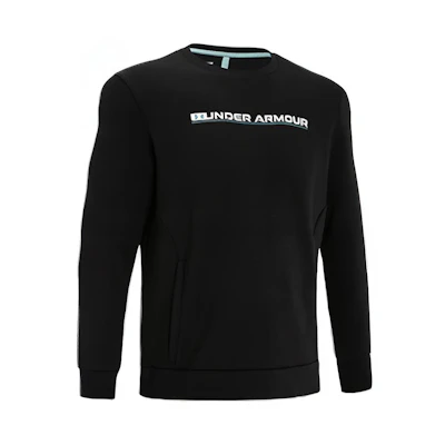 Under Armour UA Summit Knit Crewneck Training Sweatshirt - Black 1370417-001