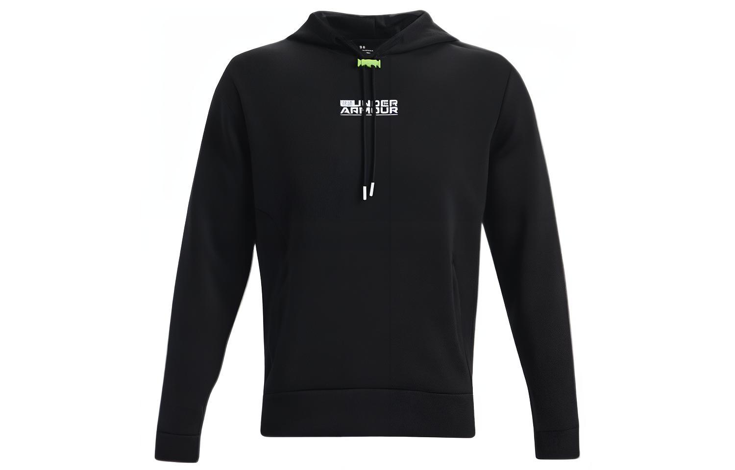 Under Armour UA Summit Knit Pullover Hoodie Black Casual Wear 1370415-001