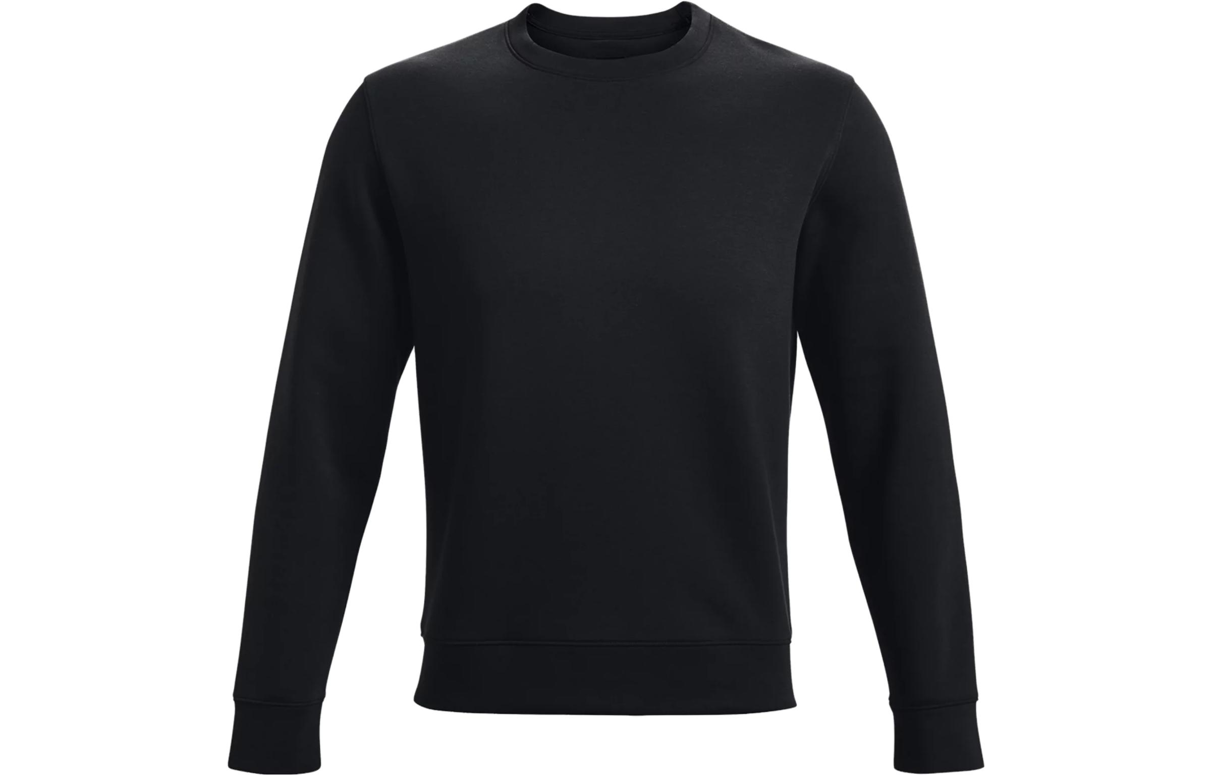 Under Armour UA Summit Logo Crewneck Sweatshirt Unisex - Black 1374832-001