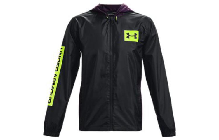 Under Armour UA Summit Series Colorblock Hooded Logo Jacket Black 1366224-001