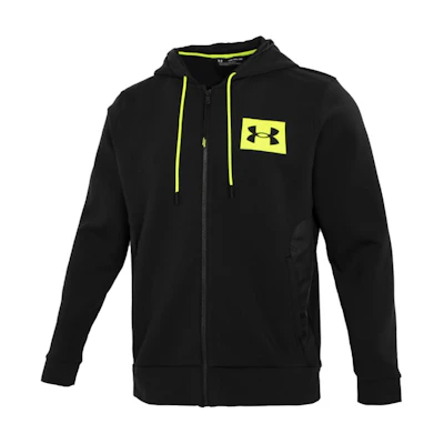 Under Armour UA SUMMIT Series Logo Print Knit Training Hoodie Jacket Black Men’s 1366232-001