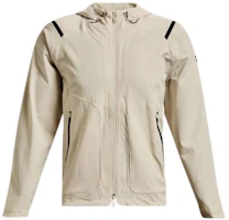 Under Armour UA Sun Protection Breathable Training Hooded Woven Jacket Stone White 1370494-279 Under Armour UA Sun Protection Breathable Training Hooded Woven Jacket Stone White 1370494-279