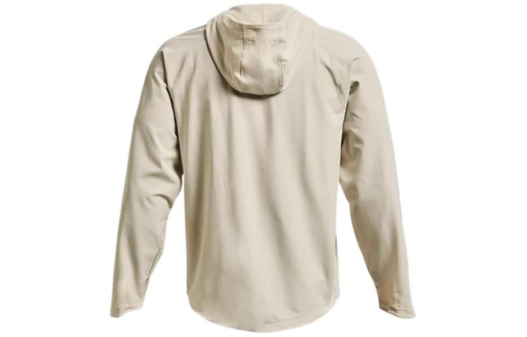 Lookbook Under Armour UA Sun Protection Breathable Training Hooded Woven Jacket Stone White 1370494-279